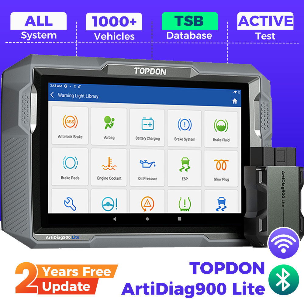TOPDON AD900Lite Bidirectional OBD Scanner Diagnostic Technical Service Bulletin