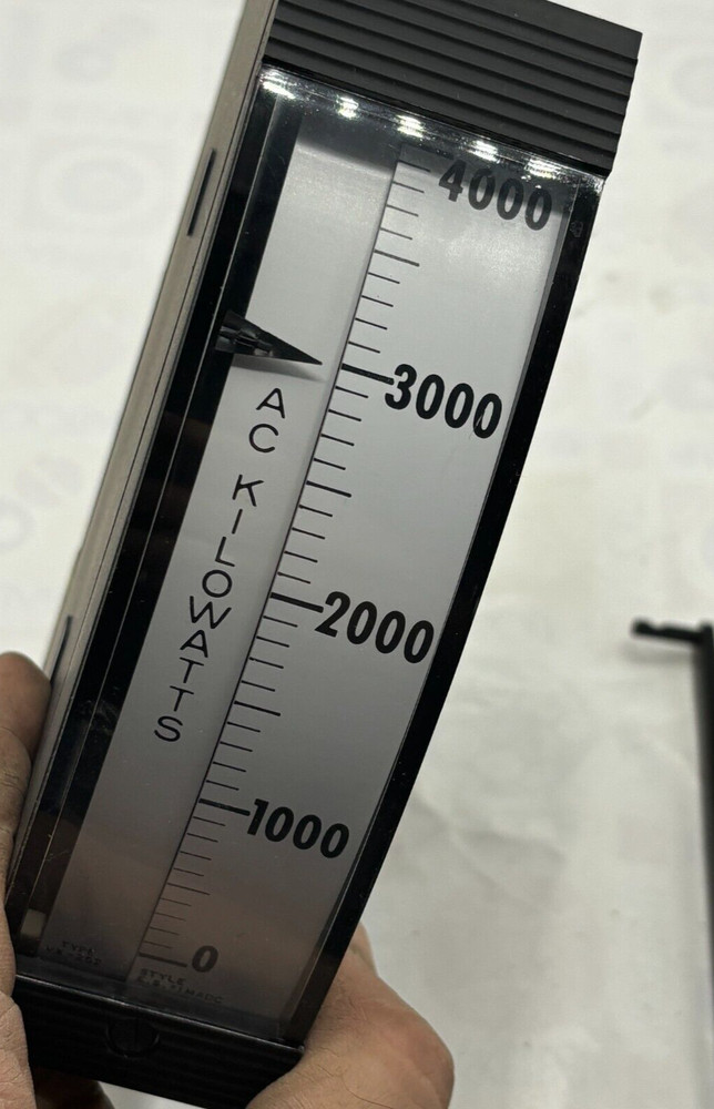 Weschler Instruments VX-252 Vertical Mounted  Panel Meter 0-4000 RPM Scale ⭐
