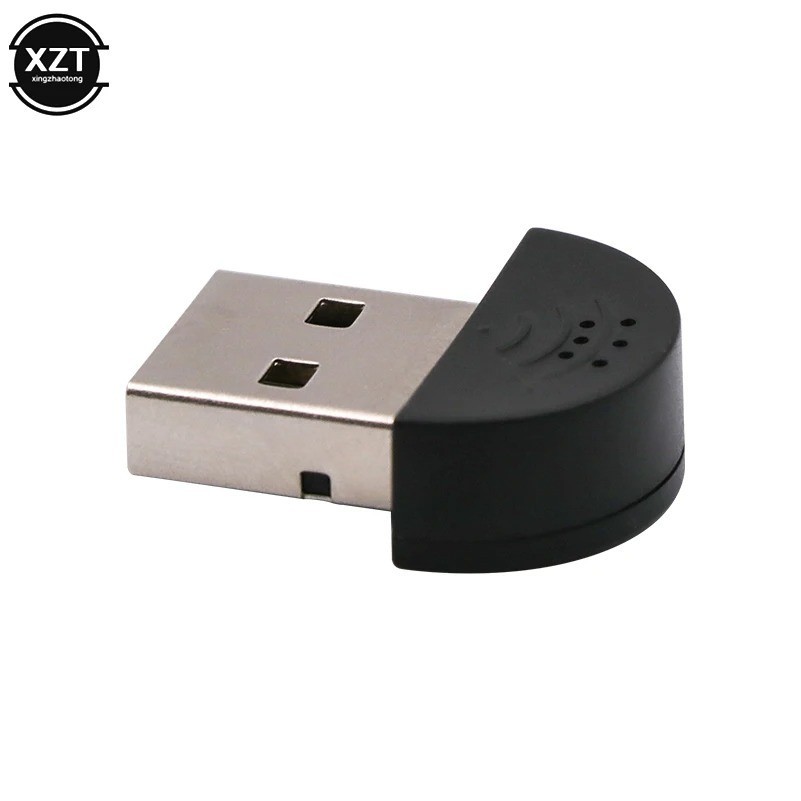 PC USB Microphone Driver Free Mini Mic Portable External Buttonhole Microphones
