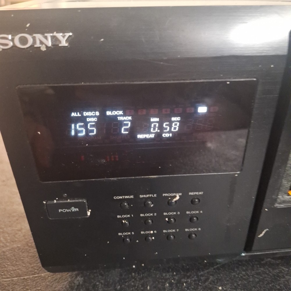 Sony CDP-CX250 Mega Storage Compact Disc 200 CD Changer Player TESTED