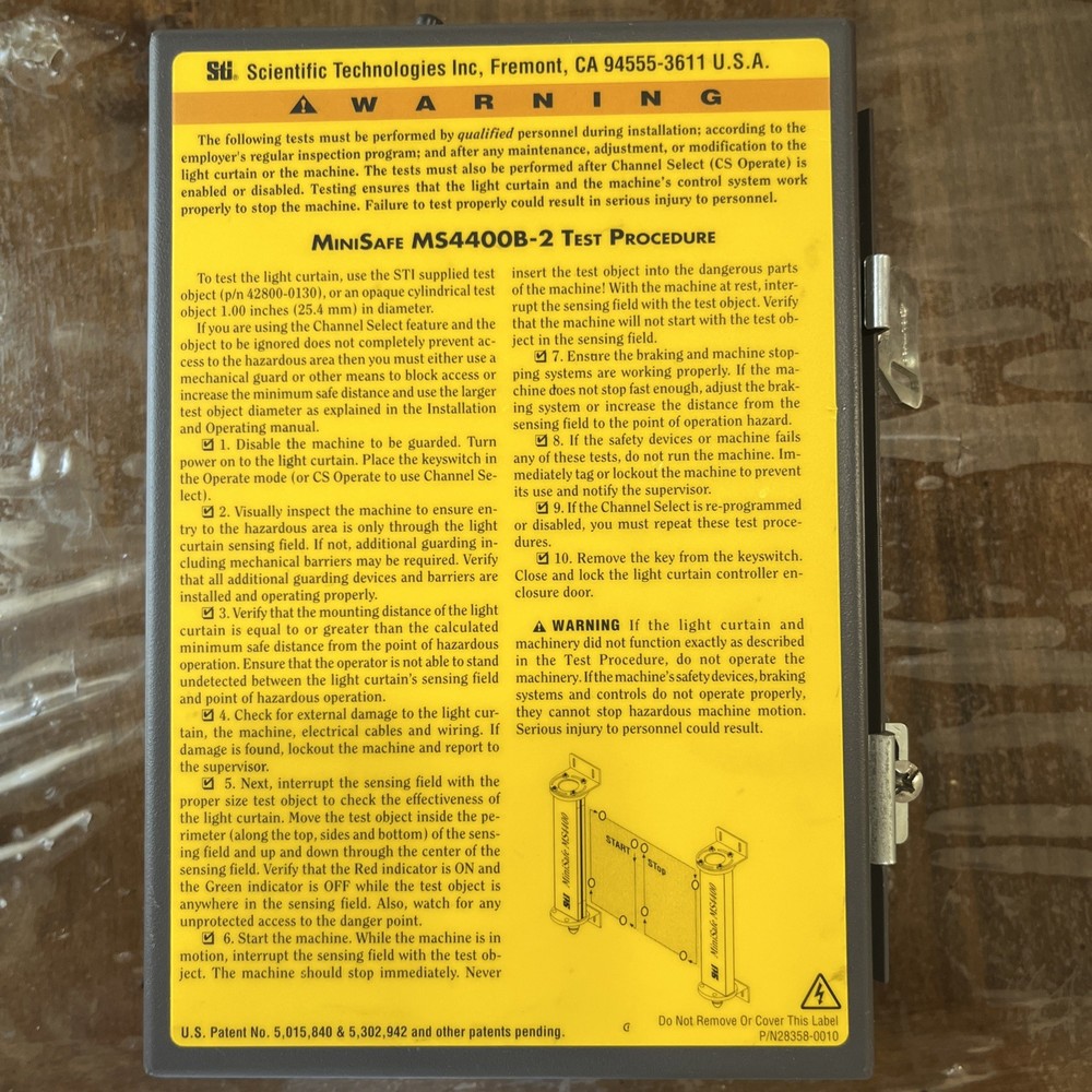 Mini Safe Safety Light Curtain Controller Module MS4400B-2