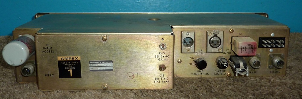 2 Ampex Microphone Preamplifiers for AG-440 w/ Input Transformers & Modules