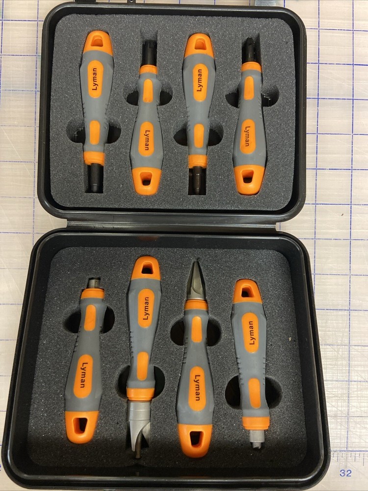 LYMAN UNIVERSAL CASE PREP ACCESSORY SET #7810212 RELOADING