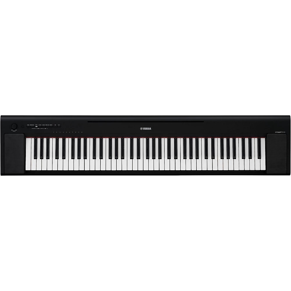 Yamaha Piaggero NP-35 76-Key Portable Keyboard Essentials Bundle Black