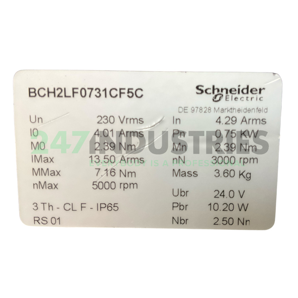 BCH2LF0731CF5C Schneider Electric Servomotor AC