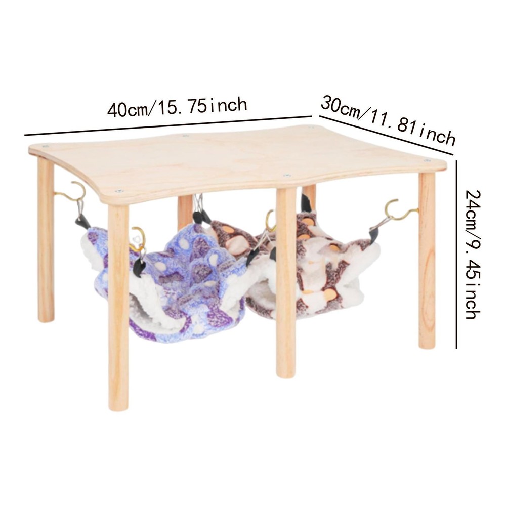 Double Bed Hammock Bed Nest for Rabbit Small Animal Glider