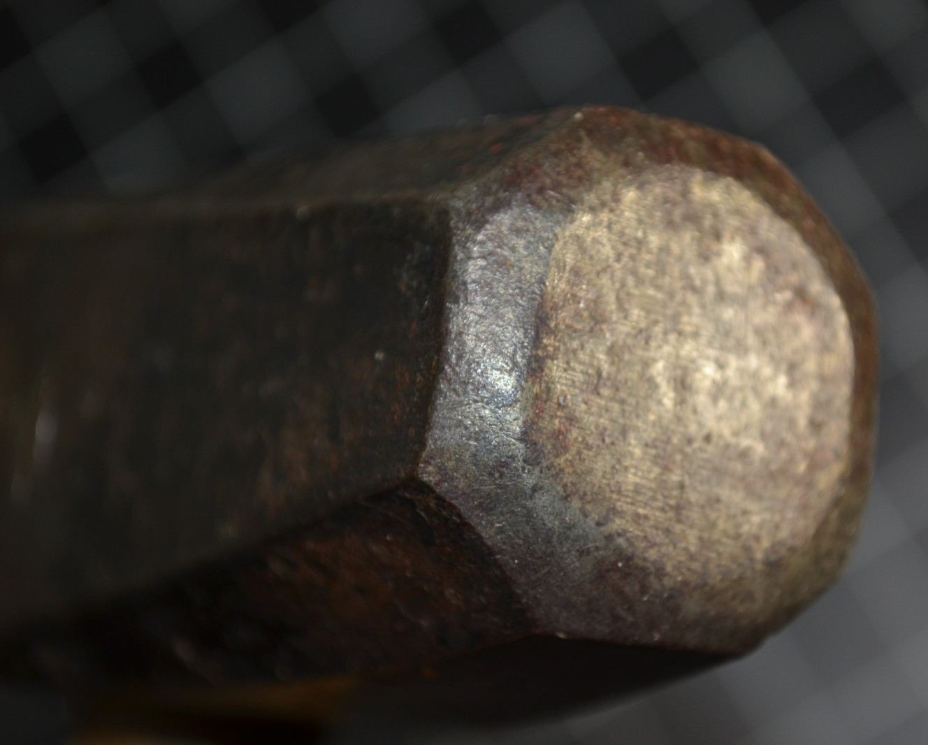 WARWOOD - X37X - BLACKSMITH STRIKING ROUNDING HAMMER - 4# HEAD - ALL ORIGINAL