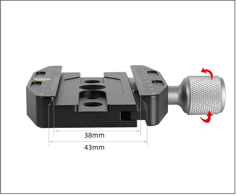 50N Quick Release Clamp Tripod Head Quick Conversion Clamp Camera Accessory