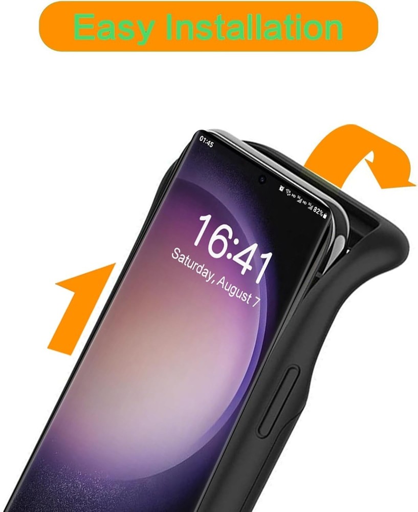 Portable Wireless Charging Case for Galaxy S23 Ultra