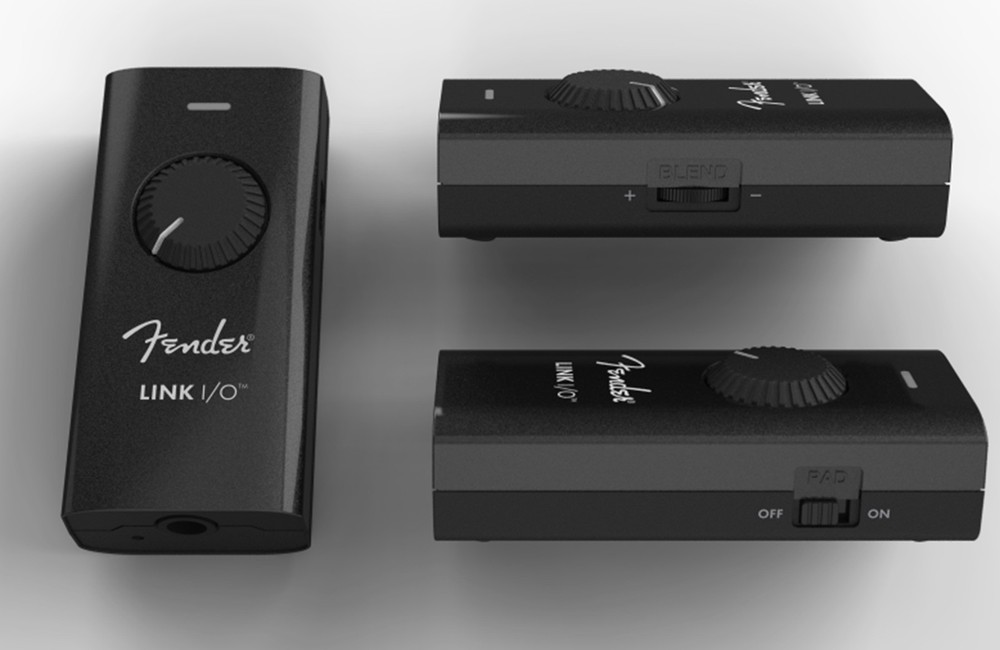 Fender Link I/O Studio Grade Audio Interface w/ Instrument Cable