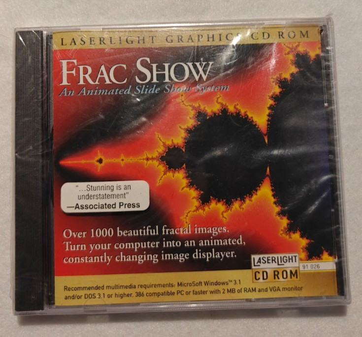 Frac Show - Animated Slide Show System (PC CD, 1995) NEW