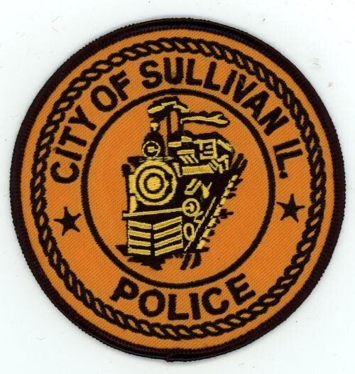 ILLINOIS IL SULLIVAN POLICE NICE SHOULDER PATCH SHERIFF TRAIN