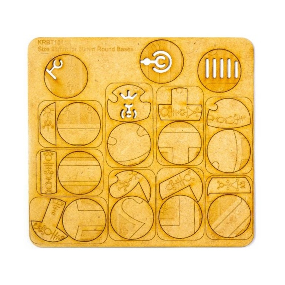Kromlech Mini Base Nekropolis - 30mm Round Base Toppers New