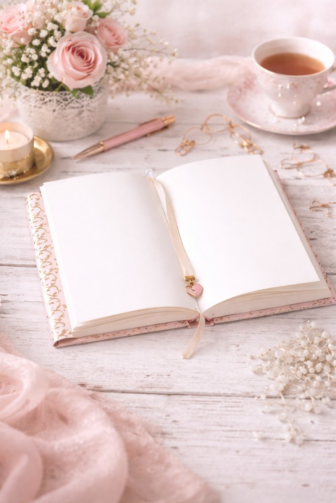 Unique luxury Journal Diary Notebook Handmade/ Seraphine Vale