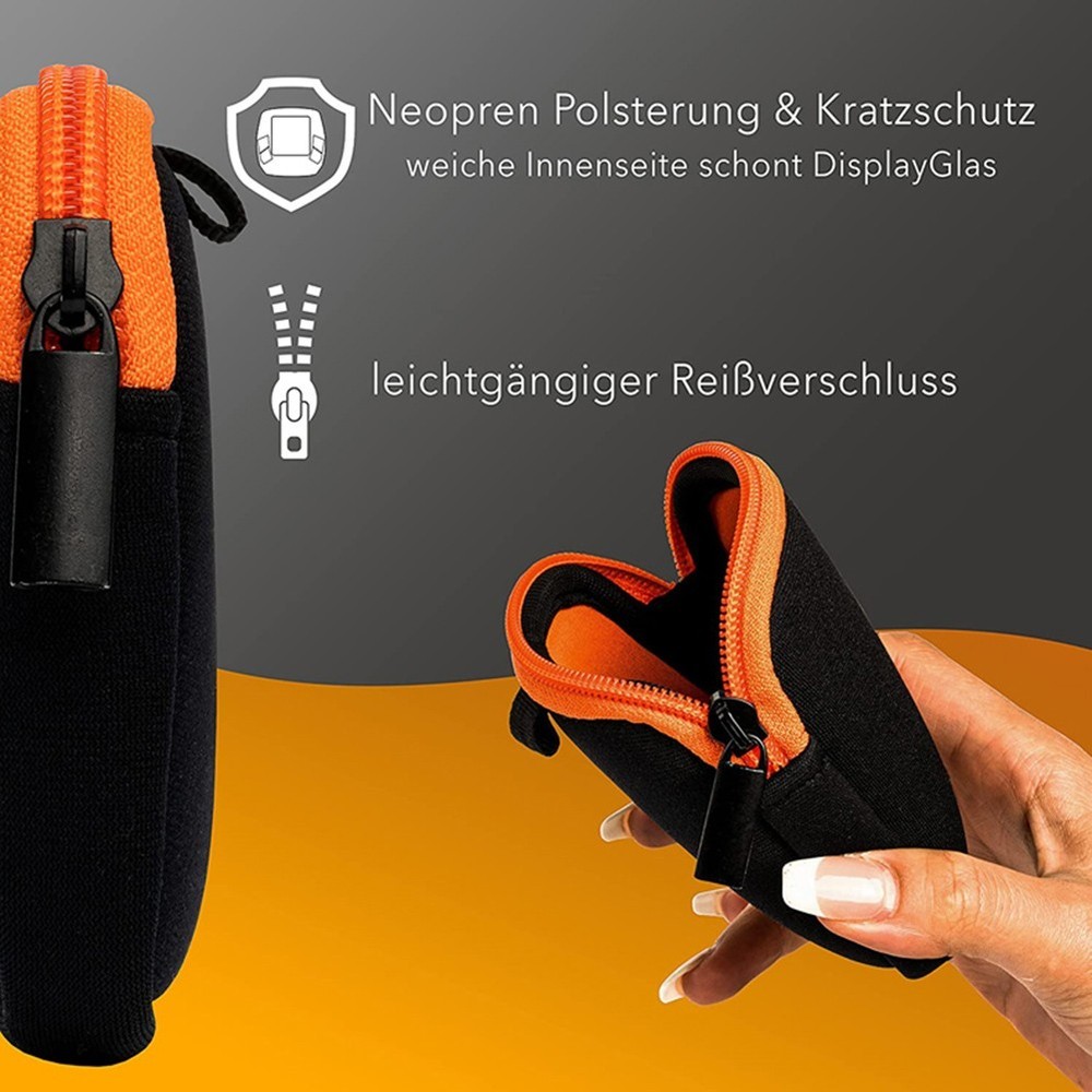 Sleek Neoprene Screen Protector Case for Ebike Displays Secure Storage Solution