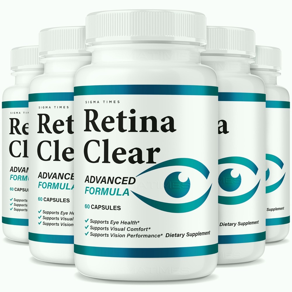 (5 Pack) Retina Clear – Retina Clear Capsules for Eyes
