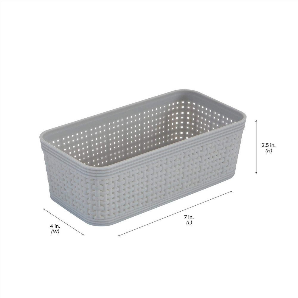 10 Piece Organizing Set | Multiple Size Bins | Multipurpose | Office | Desk |...