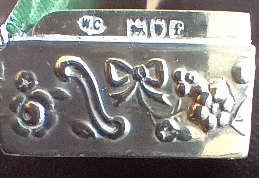 1901 William Comyns Silver Ring Box