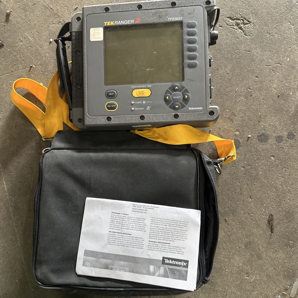 TEKTRONIX TEKRANGER 2 TFS3031- Optical Time Domain Reflectometer- W/ Case