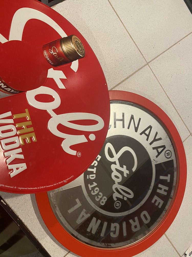 Stolichnaya Mirror And Sign
