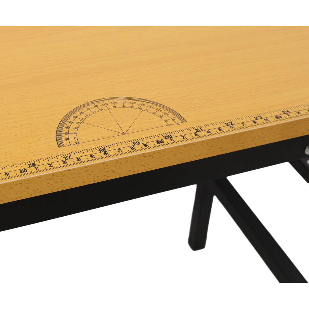 Collapsible Workshop Bench - Built-in Measuring Tools - Portable w/ Carry Handle