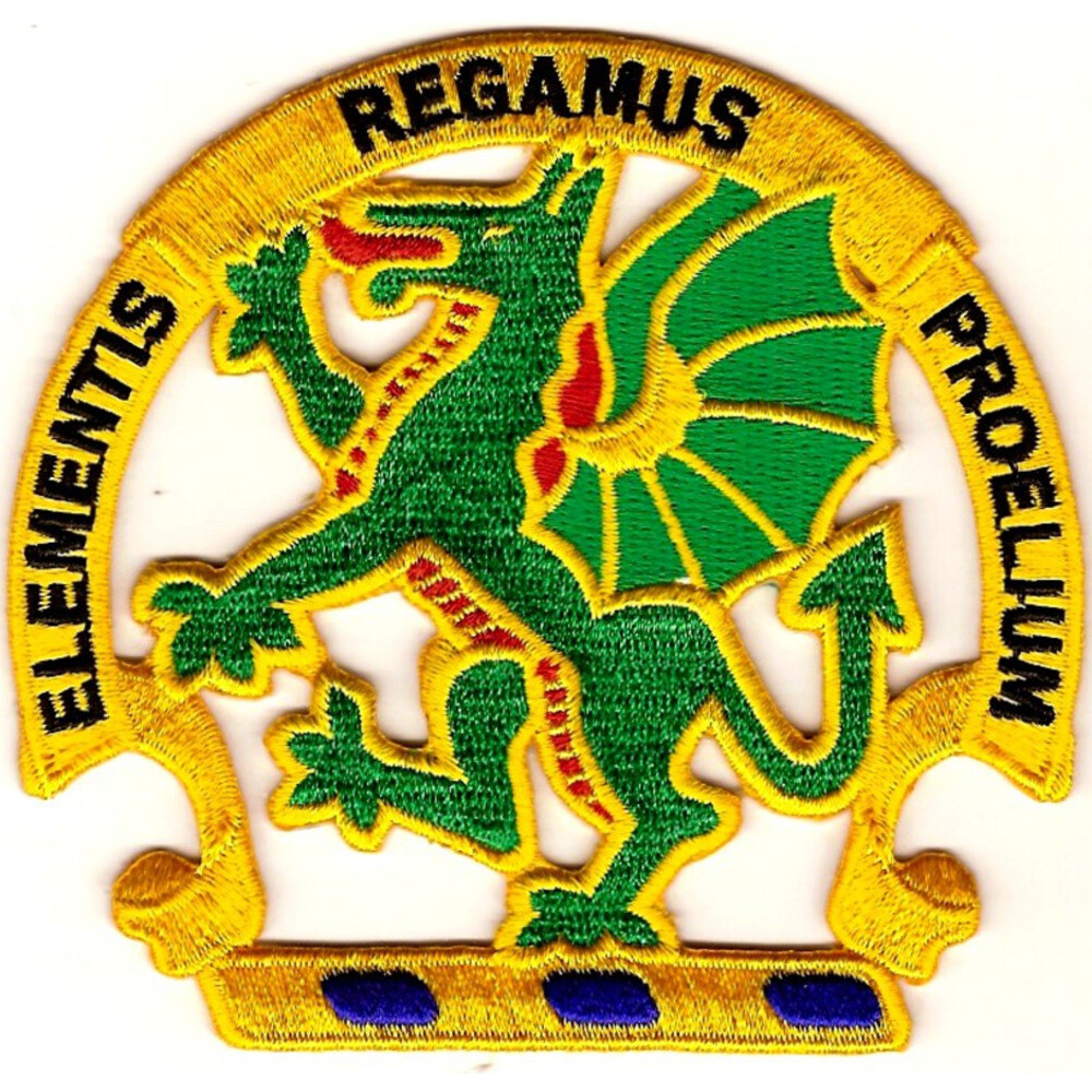 Chemical School Dragon Patch Elementis Regamus Proelium