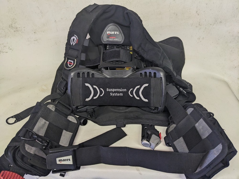 Mares Foldable Backpack System Diving Backpack Size M/L BC Scuba (L9)
