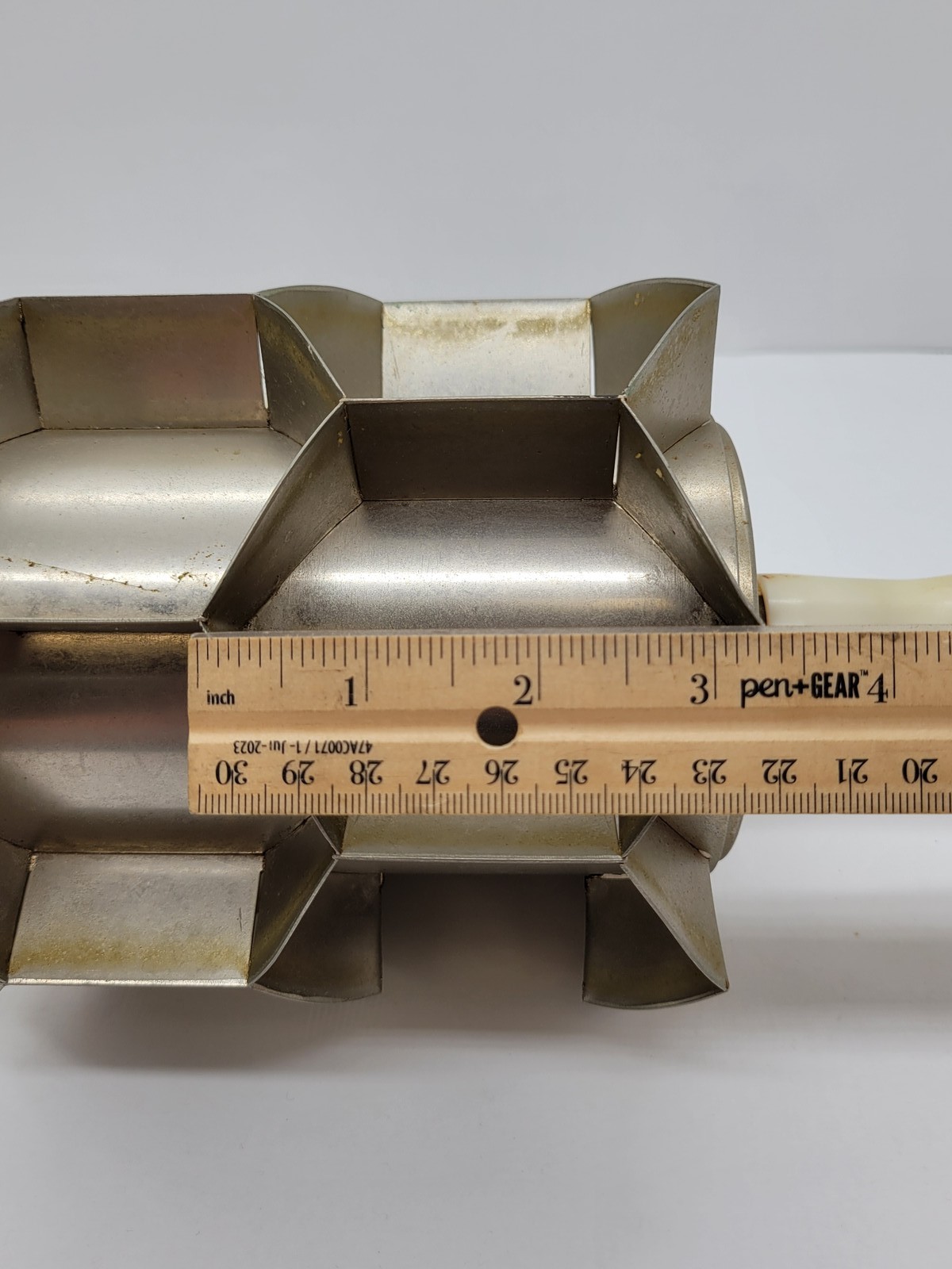 Moline Commercial Rotary Rolling Biscuit Donut Dough Cutter Hexagon Vintage