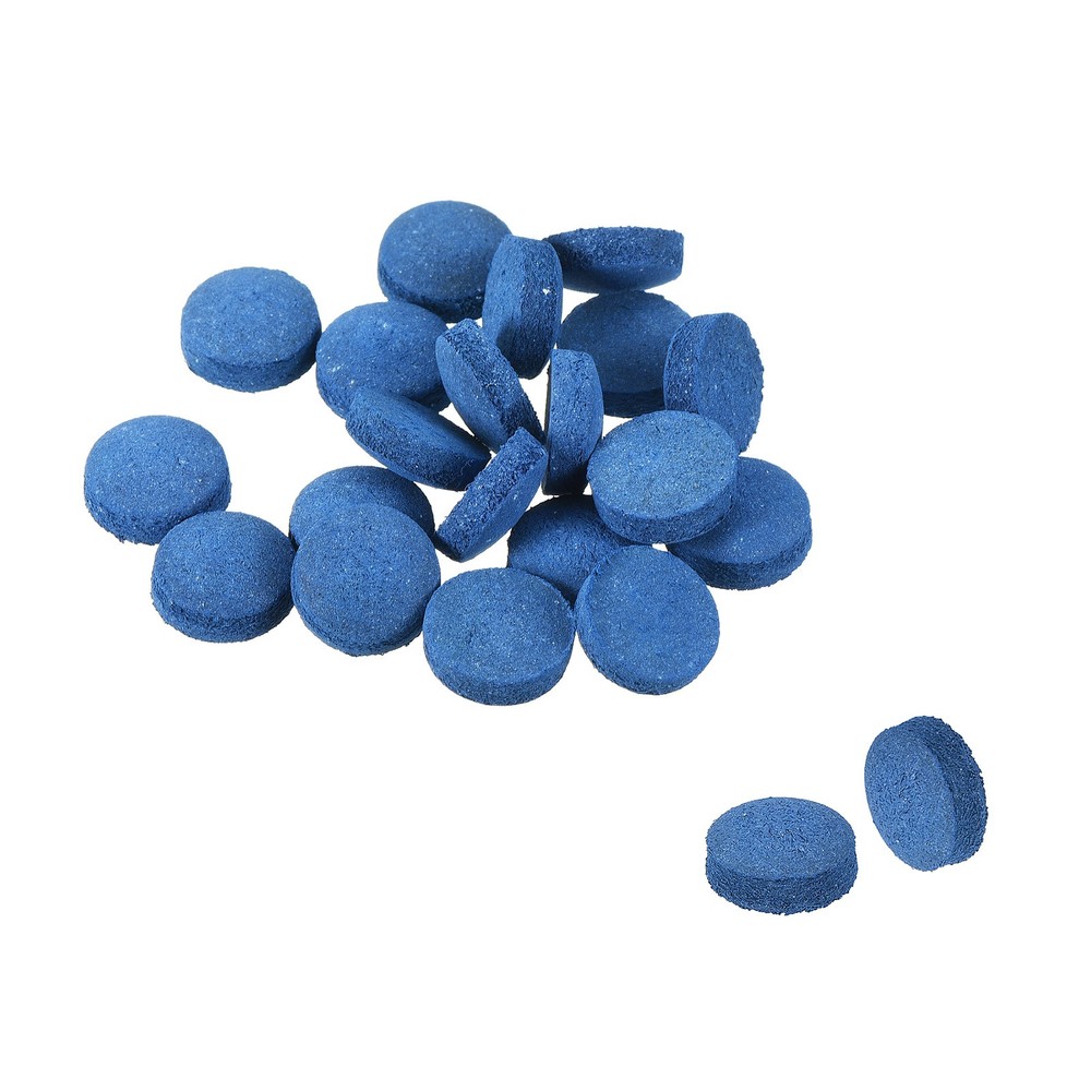 13mm Billiard Slide Stick Tips, 20pcs Replacement Tips, Blue
