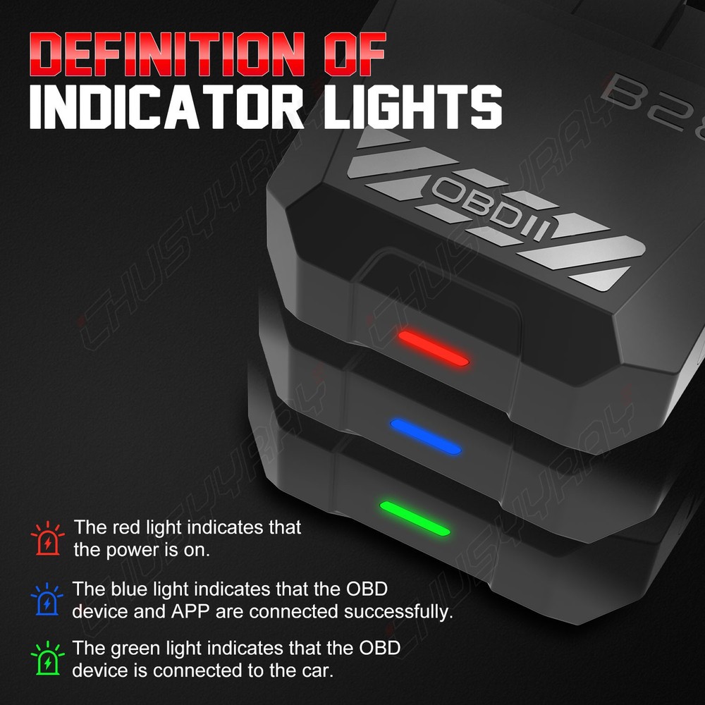 OBDII Code Reader B28 Bluetooth OBD2 Scanner Car Diagnostic Tool