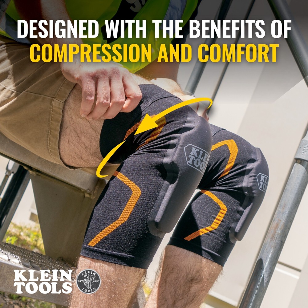Klein Tools 60622 Knee Pad Compression Sleeve, S/M
