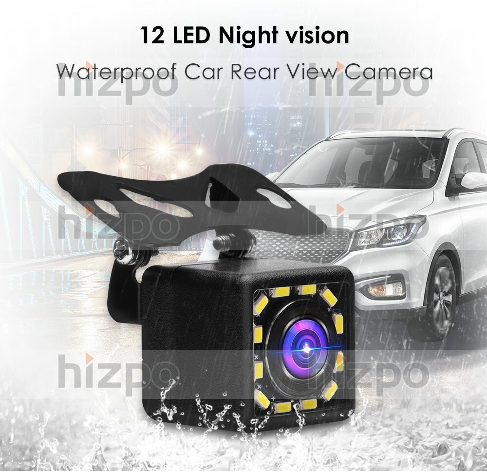 170° Car Rear View Backup Camera Reverse Camera Kit Waterproof Night Vision LEDs