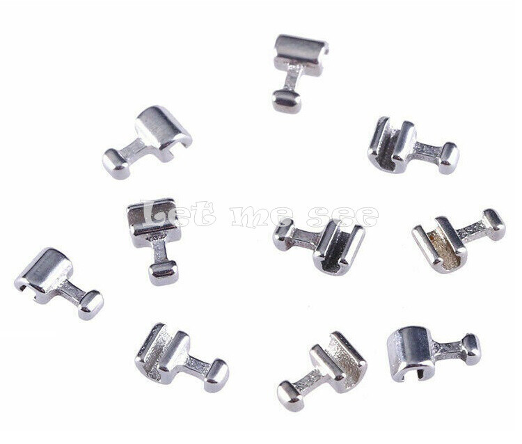 50pcsDental Orthodontic Crimpable Hook Left Right Short Stop Multi-function Long