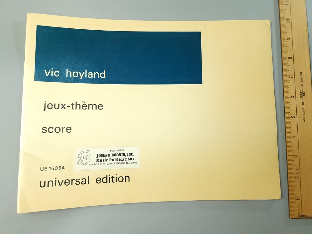 Vic Hoyland - Jeux-Theme - Score