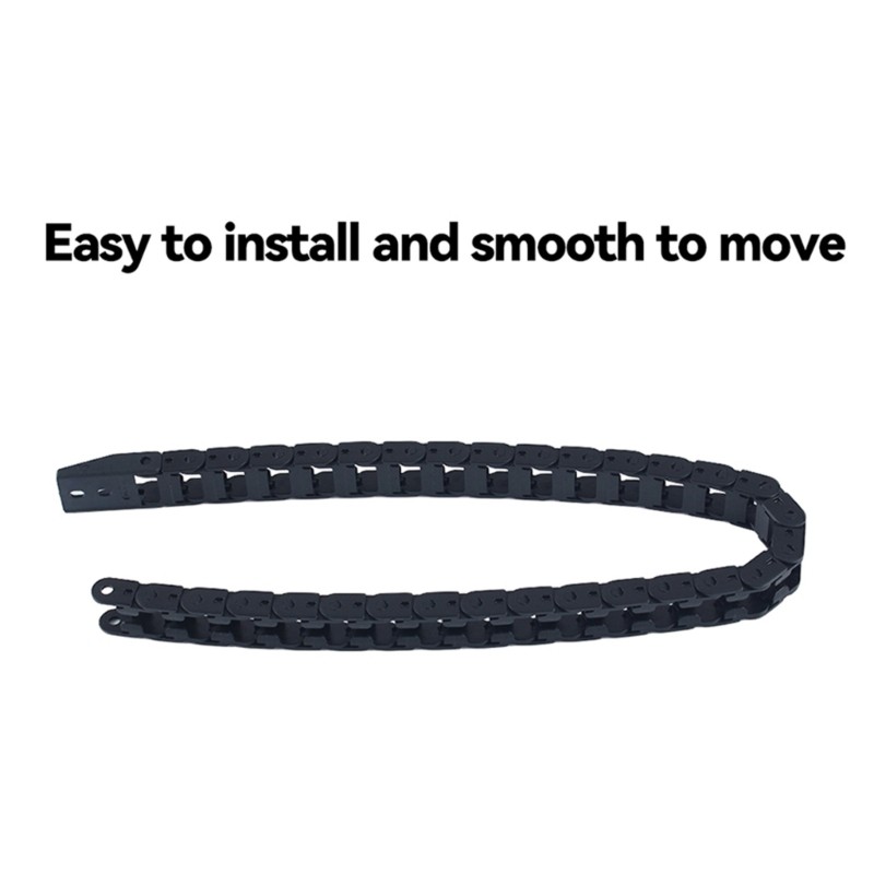 Flexible Wear Resistant Cable Drag Chain Kit For 5M Printer Supporting