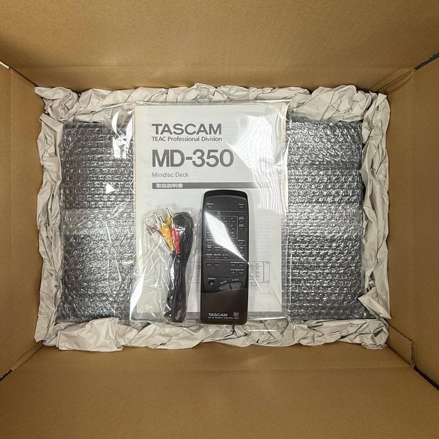 [REMOTE CONTROL] TASCAM MD-350 Minidisc Deck - Tested Working