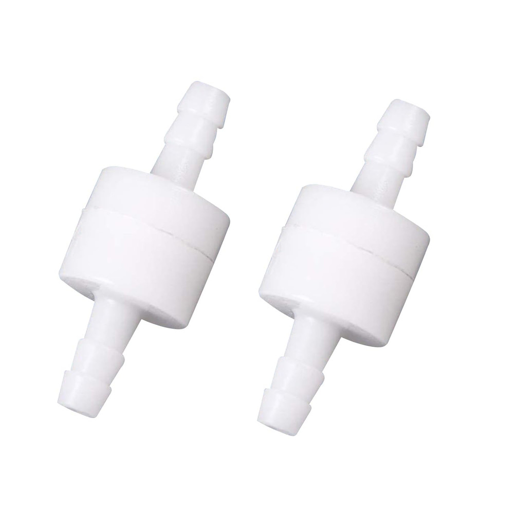 1/2" One Way Inline Check Valve, Non Return Hose Barb, Ozone Resistance Plastic