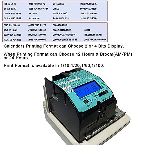 T4U Digital Time Stamp,Electronic Time Clock and Document Stamp,Multifunction