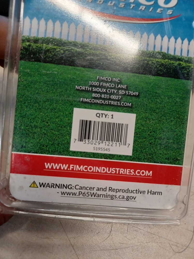 Fimco 5116454 Hose Barb Suction Strainer