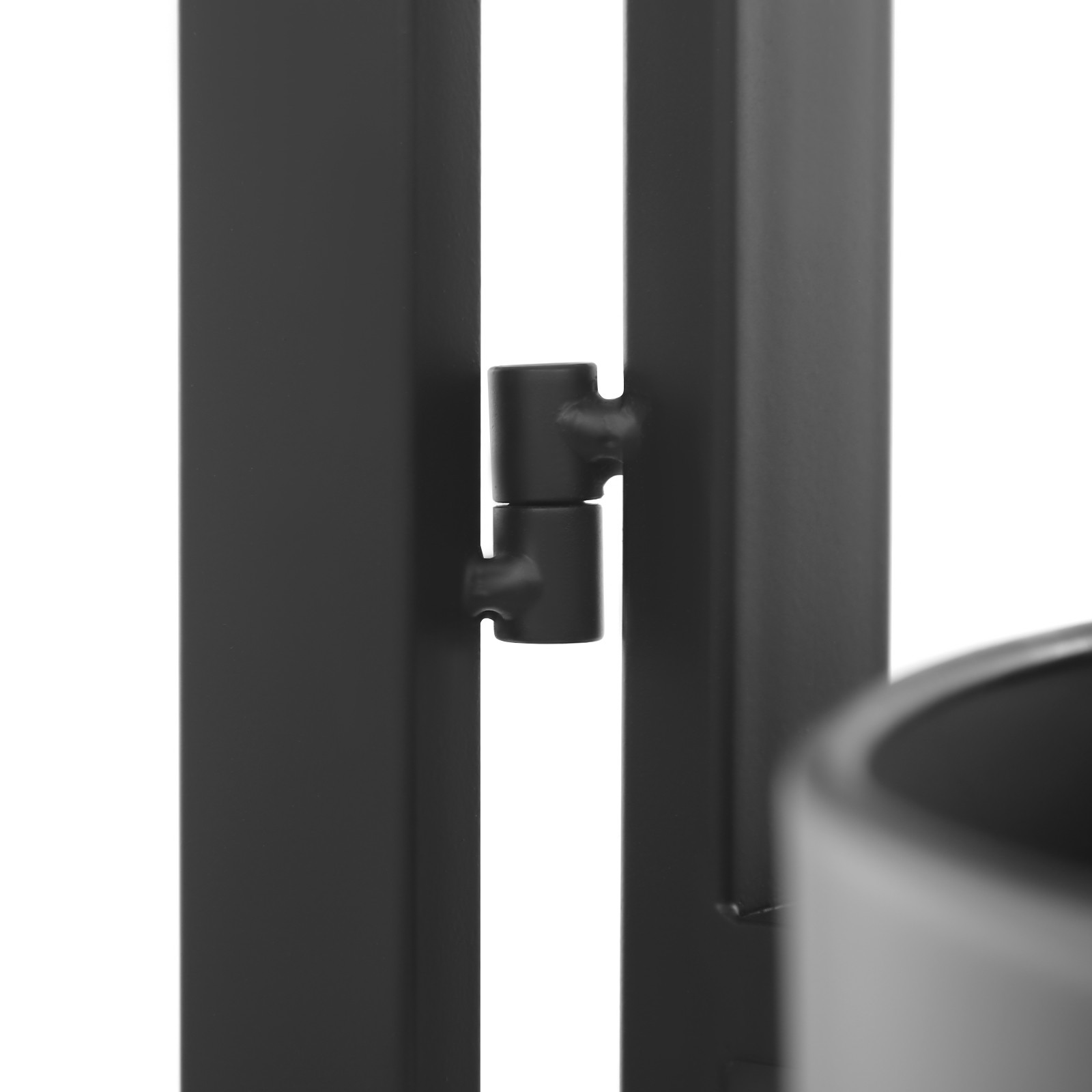 Clothes Display Stand, Black Clothes Display Rack, Freestanding Garment Rack