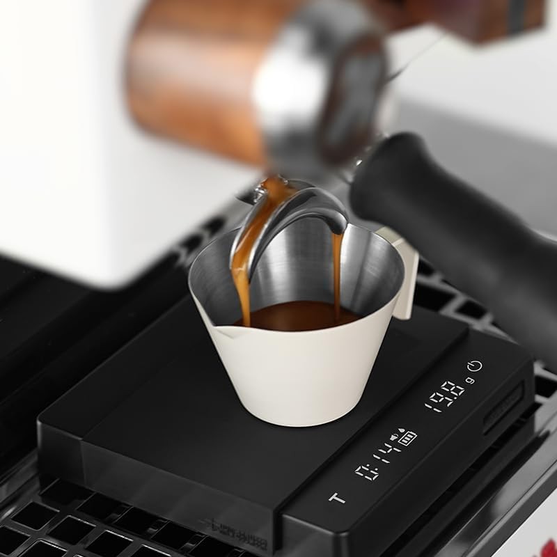 MHW-3BOMBER Mini Coffee Scale with Timer, Rechargeable Espresso & Pour-Over