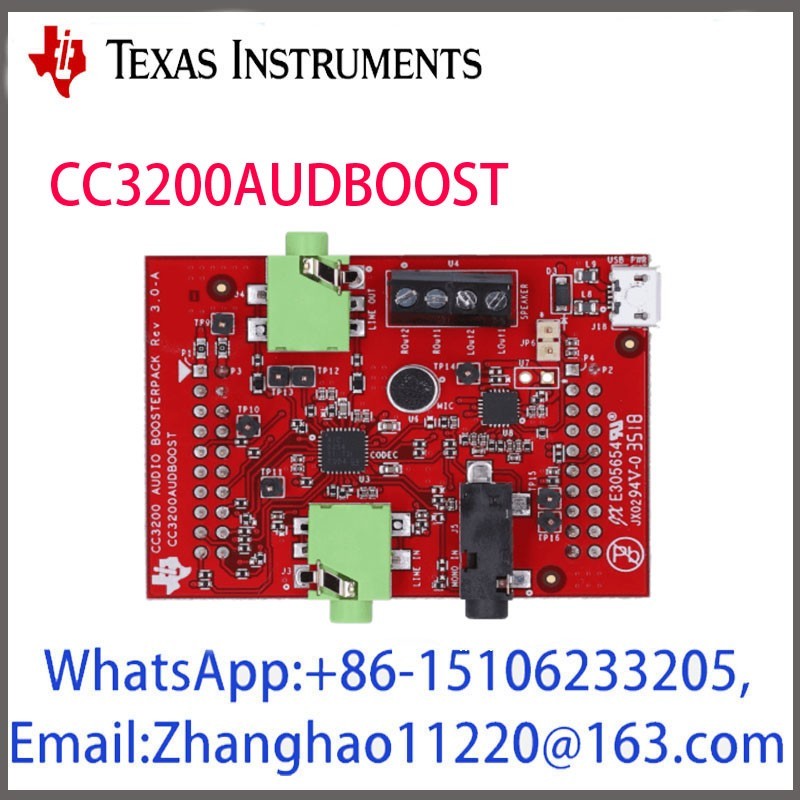 CC3200AUDBOOST SimpleLink Wi-Fi CC3200 Audio BoosterPack Expansion
