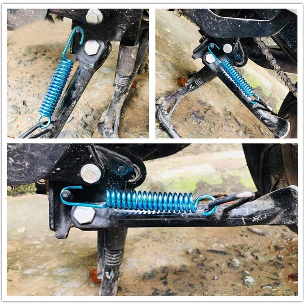 1 Pcs Motorcycle Side Stand Spring 105MM High Strength Titanium Alloy Spring