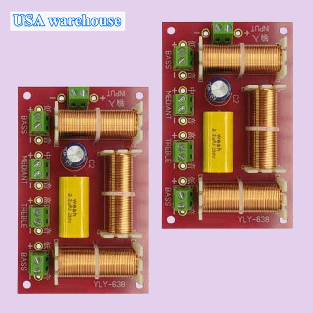 4 Way Audio Speaker Frequency Divider Tweeter Bass Crossover Filter Speaker