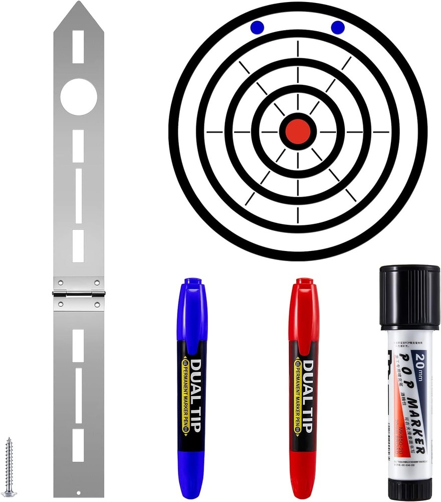 Epakh Axe Throwing Target Template Stainless Steel 20 x 2"