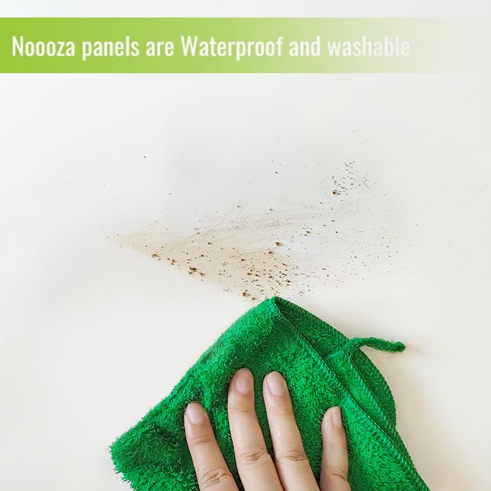 Noooza 2ft x 4ft Drop Ceiling Tiles，Smooth White PVC 2ftx4ft,