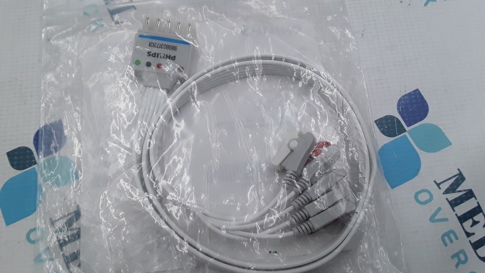 Philips 5 lead Set Disposable AAMI Single Use REF 989803173131