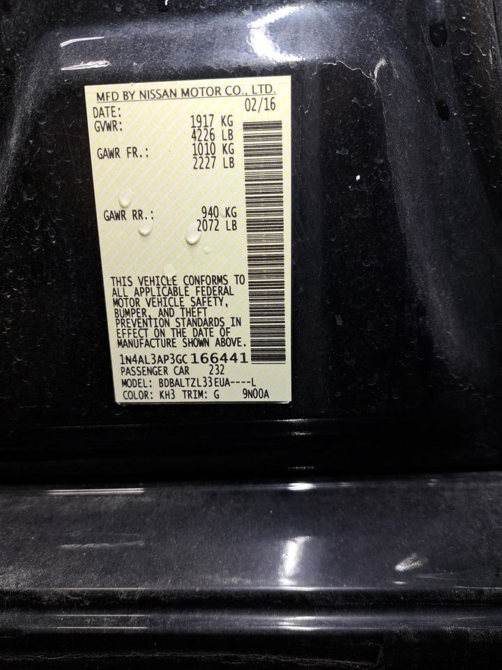 2016 Altima Amplifier Sku#4399674