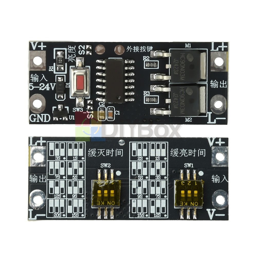 LED Dimming Module Soft Start/Stop LED Controller Light Strip Drive Module 100W