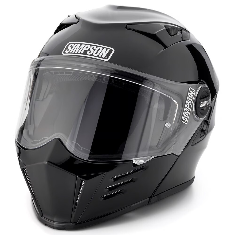 SIMPSON MOTORCYCLE MOD BANDIT HELMET, EXTRA-LARGE, TOOLLESS, DOT & ECE CERTIFIED